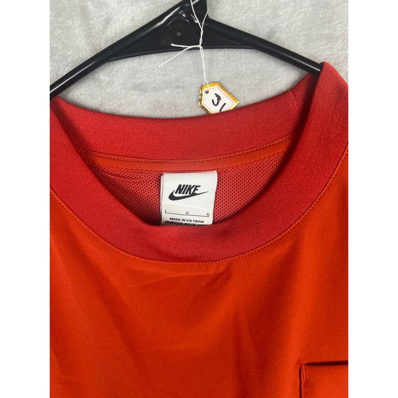 Nike Matching Set Lounge Shorts & T-Shirt Orange Activewear Casual Women's Large - Picture 3 of 15